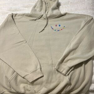 Smile Cool Mom’s Club Beige Hoodie